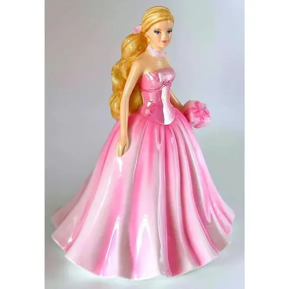 Rare Glamour Barbie Royal Doulton Birthday Wishes Princess - Picture 2 of 5